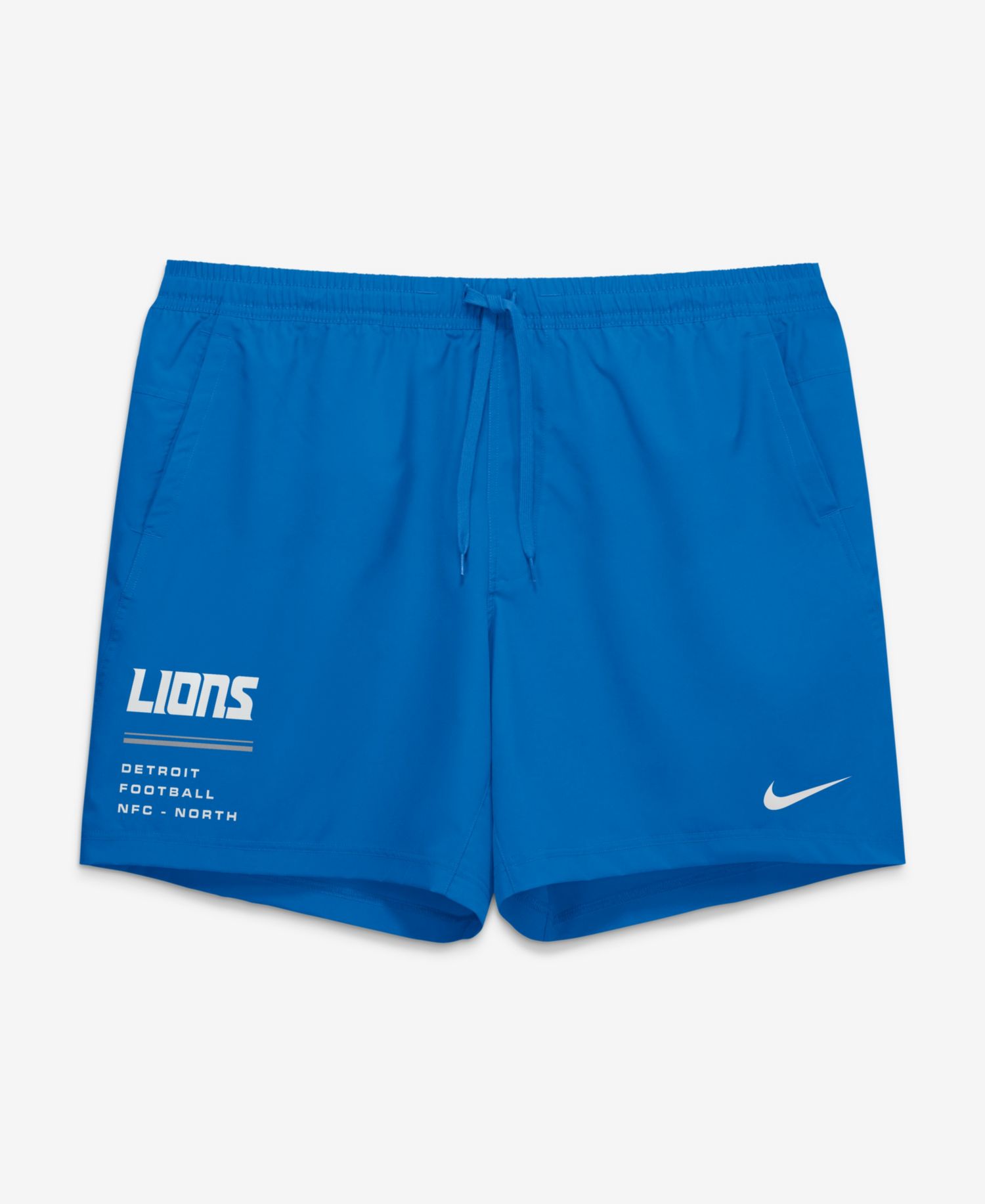 Men's Blue Detroit Lions Form Dri-FIT Shorts