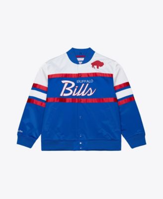 Men's  Royal Buffalo Bills Head Coach Lightweight Full-Snap Satin Jacket