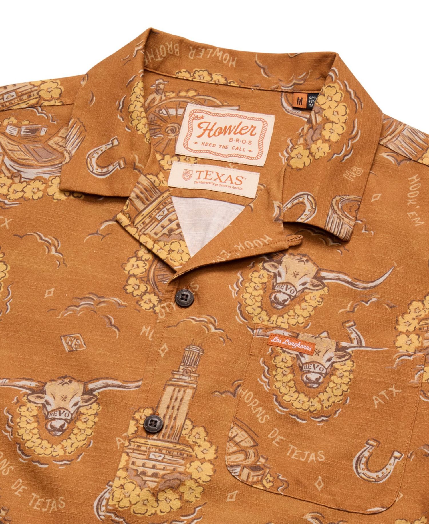 Men's Texas Orange Texas Longhorns Monoloha Button-Up Shirt