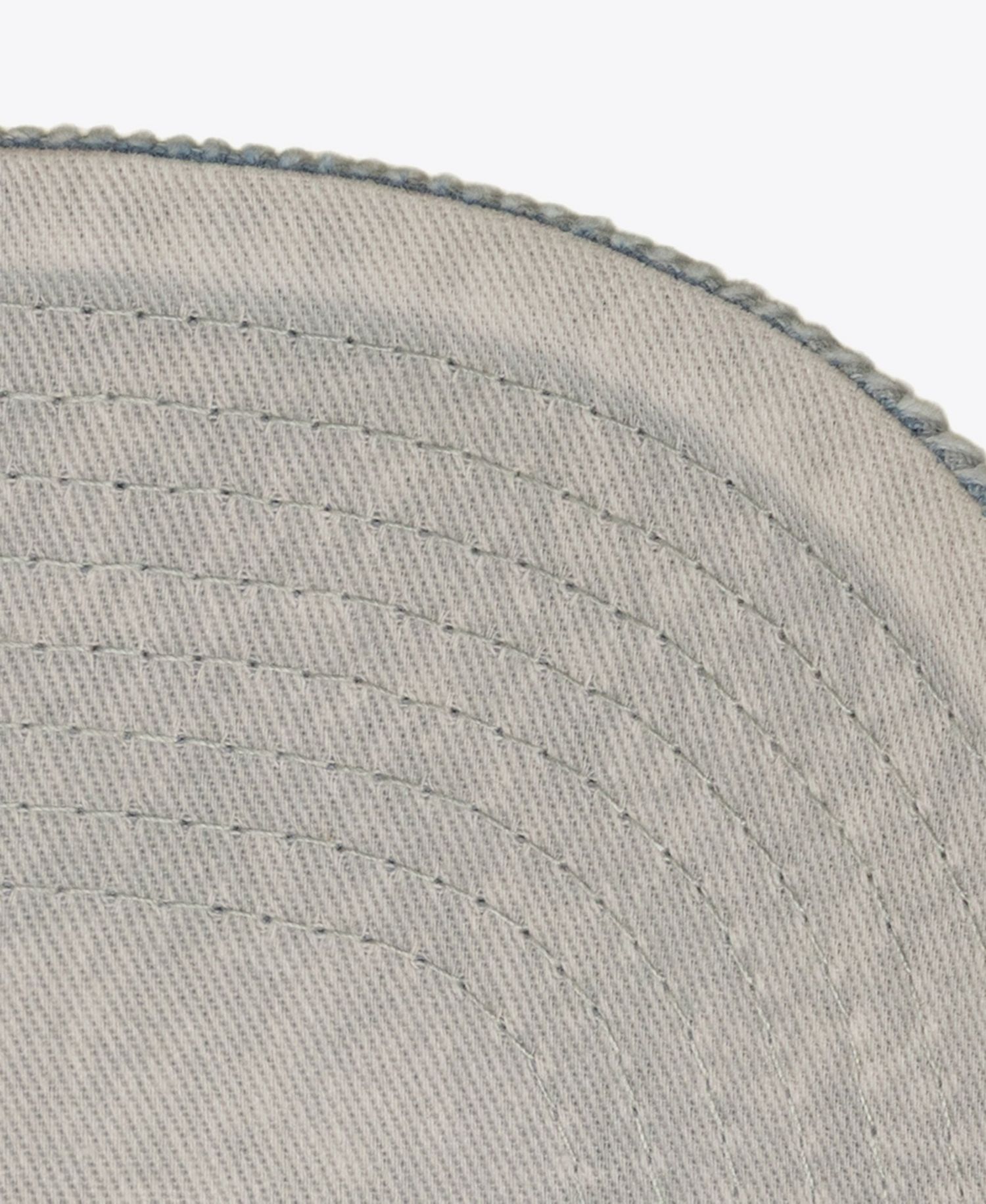 Men's Cream/Light Blue Athletics Washed Corduroy Pro Crown Snapback Hat