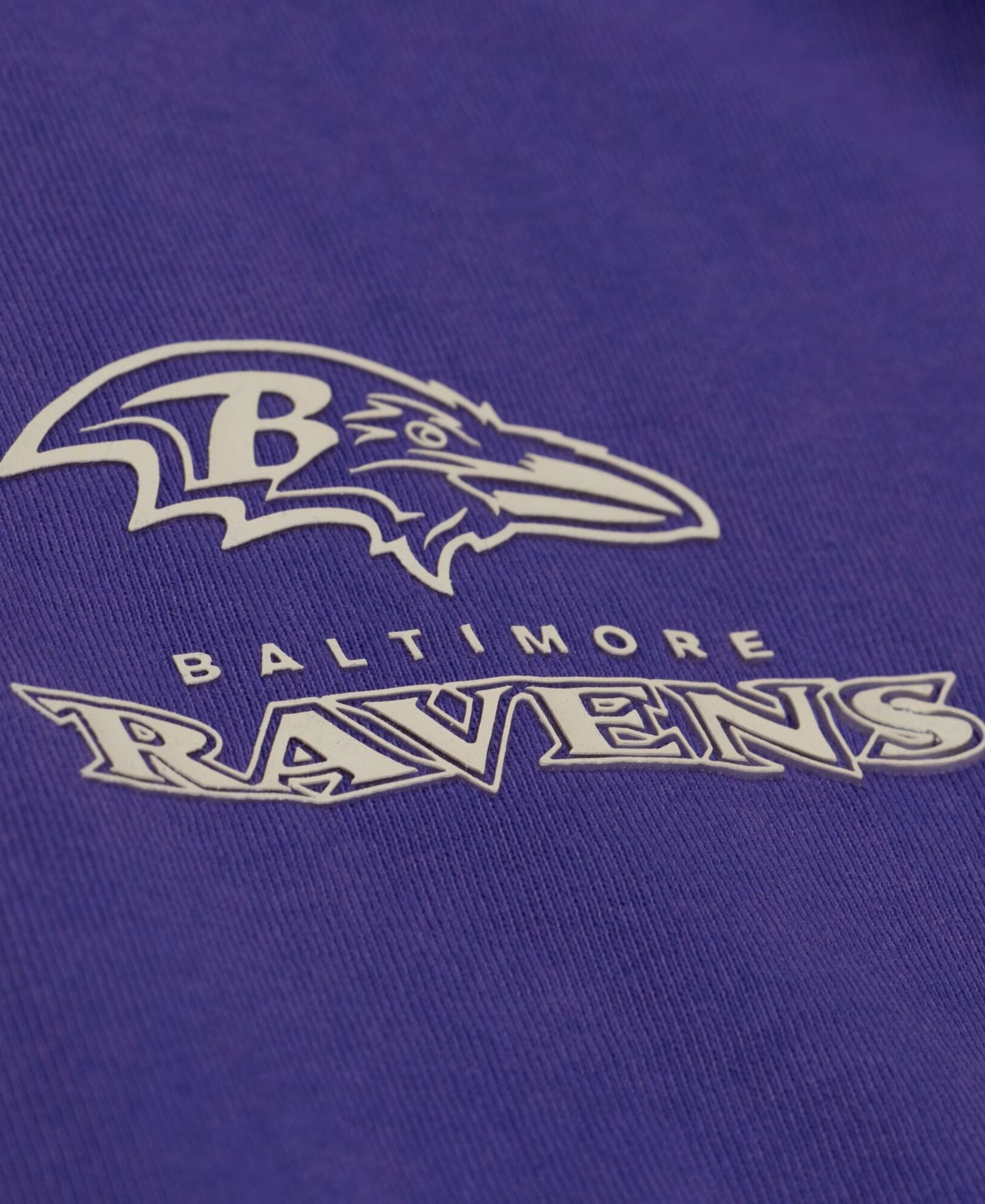 Men's Dark Purple Baltimore Ravens Core Essentials Micro Logo T-Shirt
