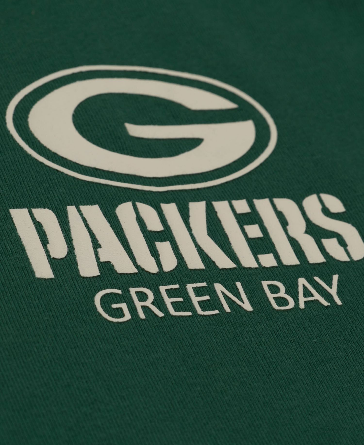 Men's Dark Green Green Bay Packers Core Essentials Micro Logo T-Shirt