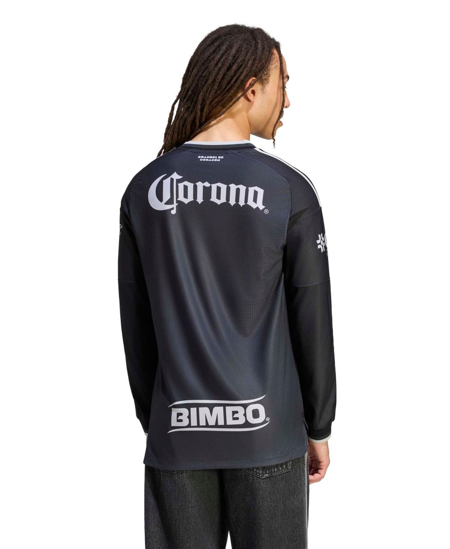 Men's Black Club America 2026/27 Away On-Field Authentic Long Sleeve Jersey