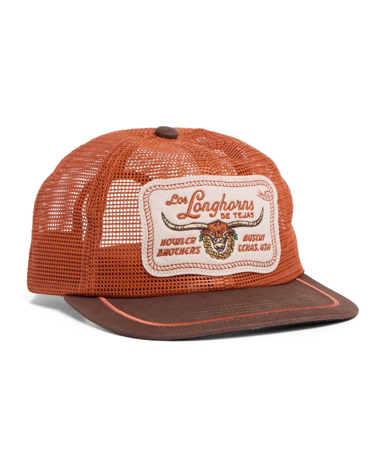 Men's and Women's Texas Orange/Brown Texas Longhorns Country Adjustable Mesh Hat