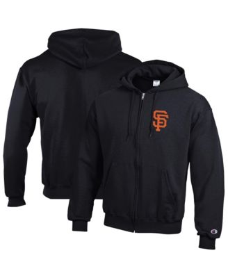 Men's Black San Francisco Giants Powerblend Full-Zip Hoodie