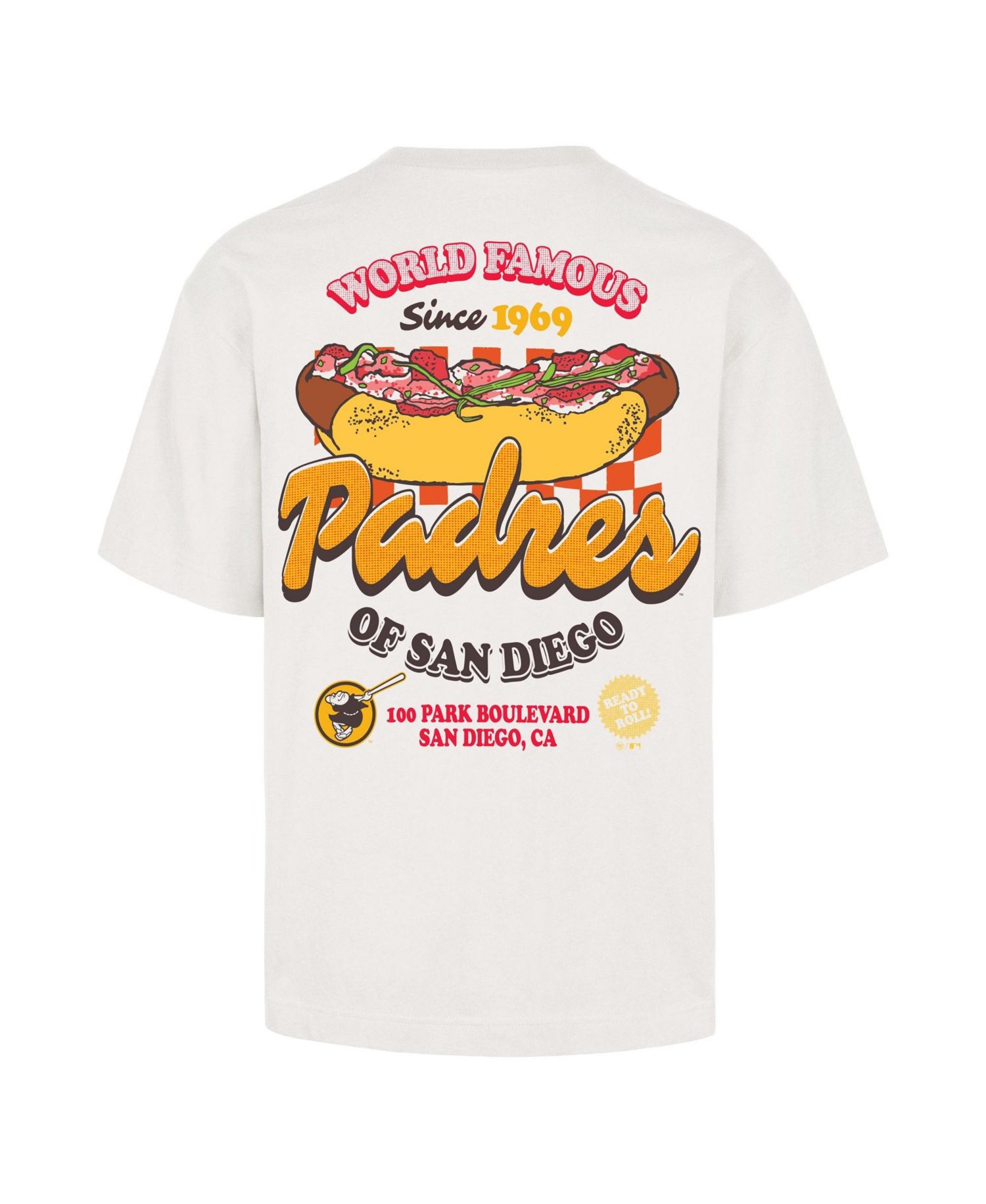 Men's '47 Cream San Diego Padres Glizzy T-Shirt