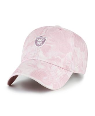 Women's '47 Pink Las Vegas Raiders  Gardenia Clean Up Adjustable Hat