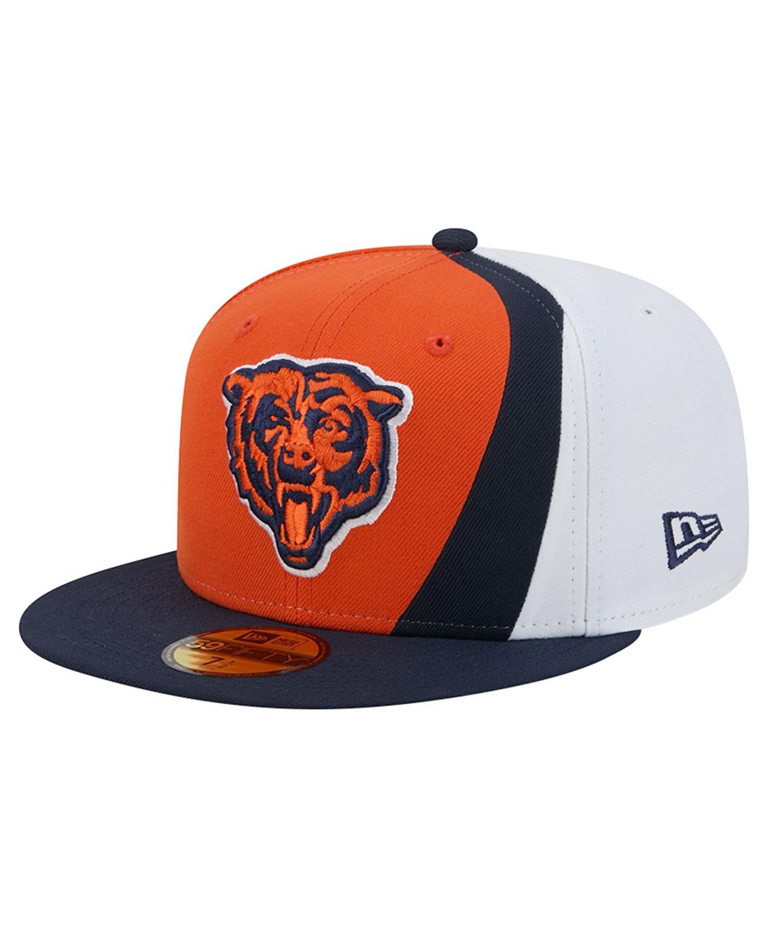 Men's Orange/Navy Chicago Bears Shock 59FIFTY Fitted Hat