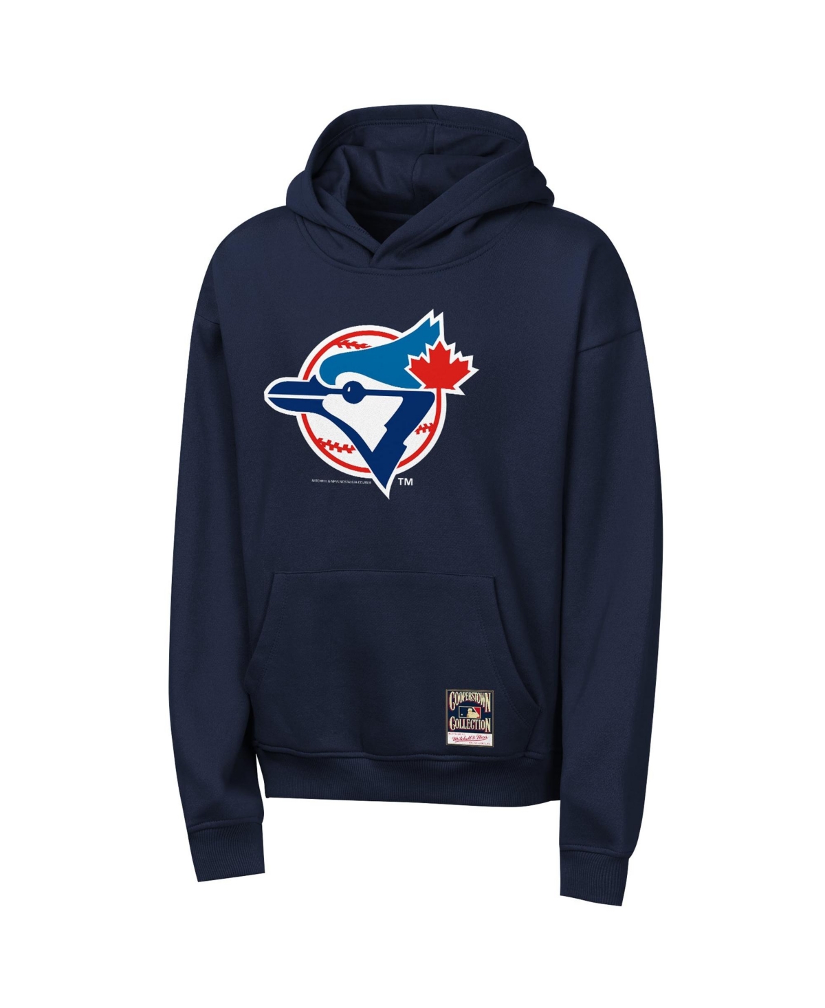 Mitchell & Ness Big Boys and Girls Navy Toronto Blue Jays Retro Logo Hoodie