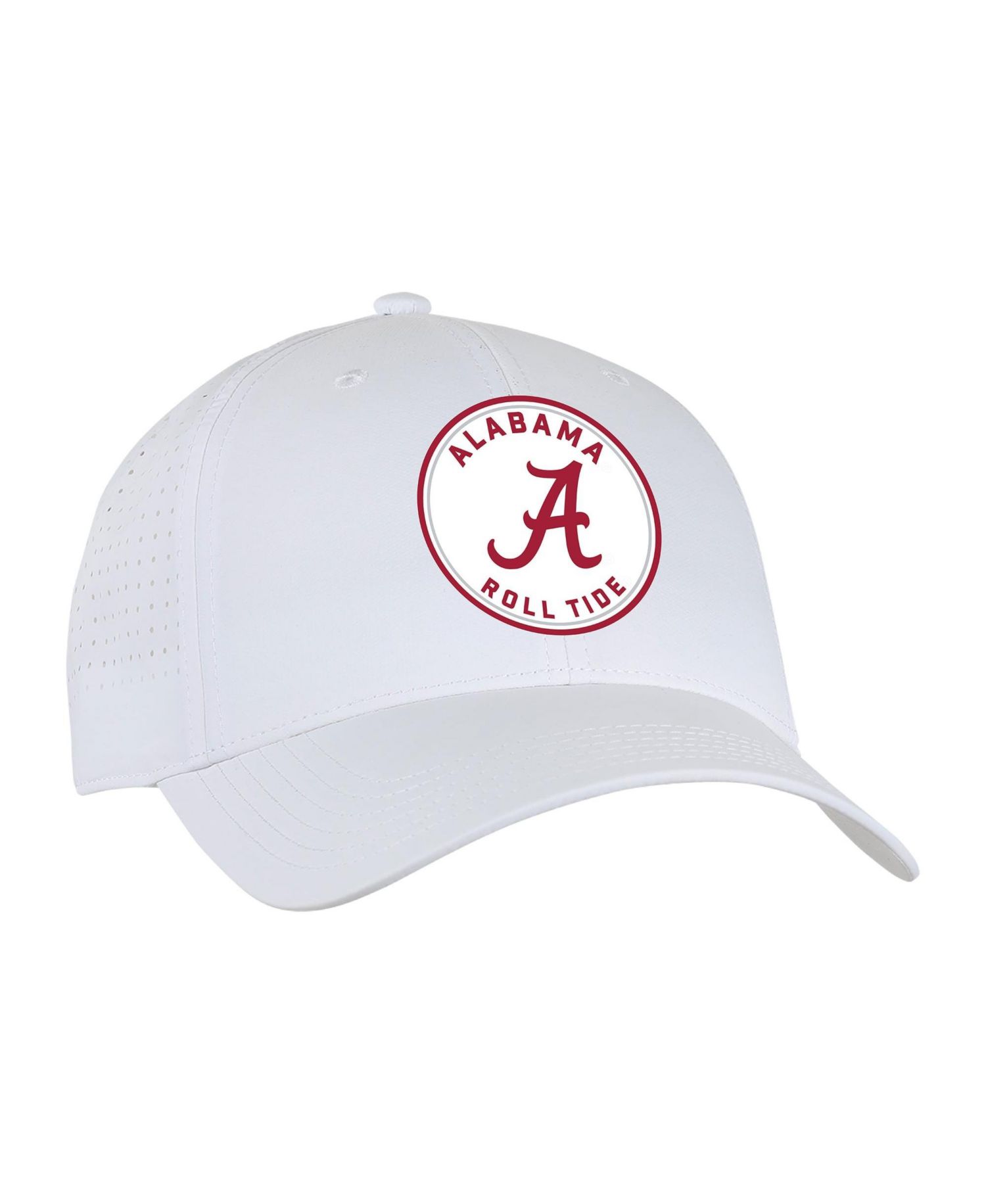 Men's and Women's White Alabama Crimson Tide Brezo Adjustable Hat