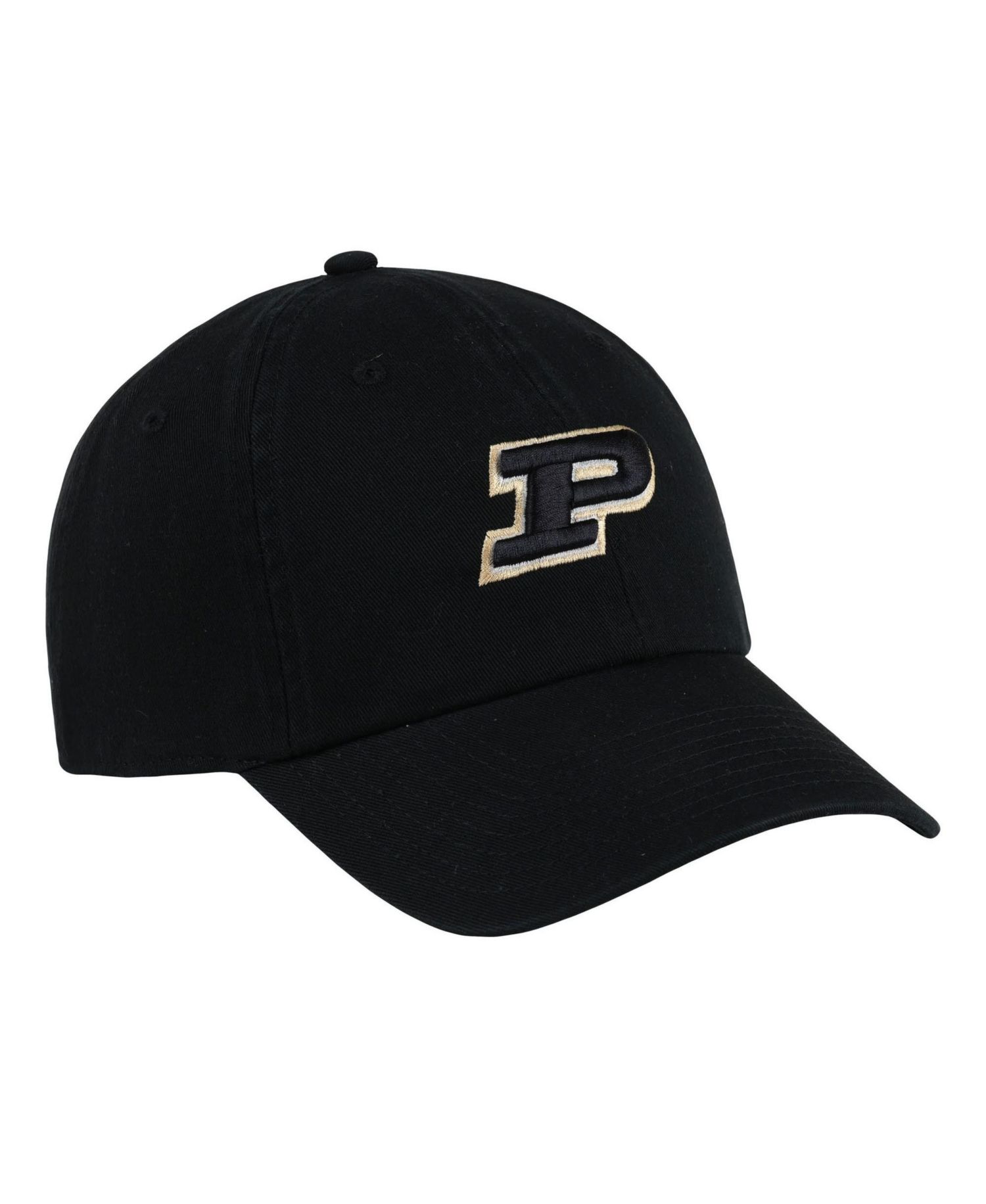 Men's Black Purdue Boilermakers Largo Adjustable Hat