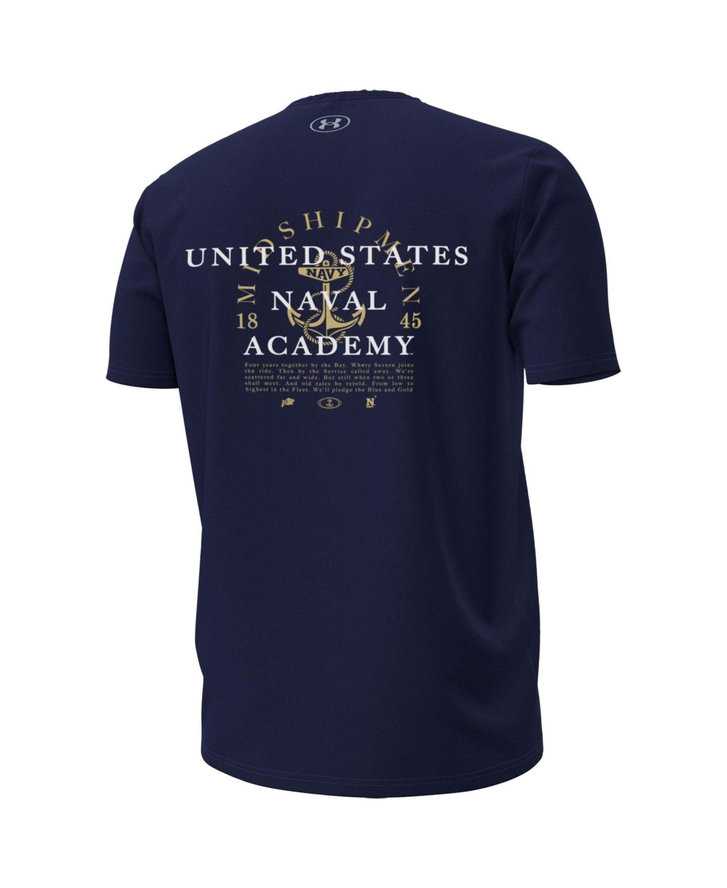 Men's Navy Navy Midshipmen 2026 Sideline Performance T-Shirt