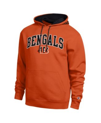 Men's  Orange/Black Cincinnati Bengals Contrast Hoodie