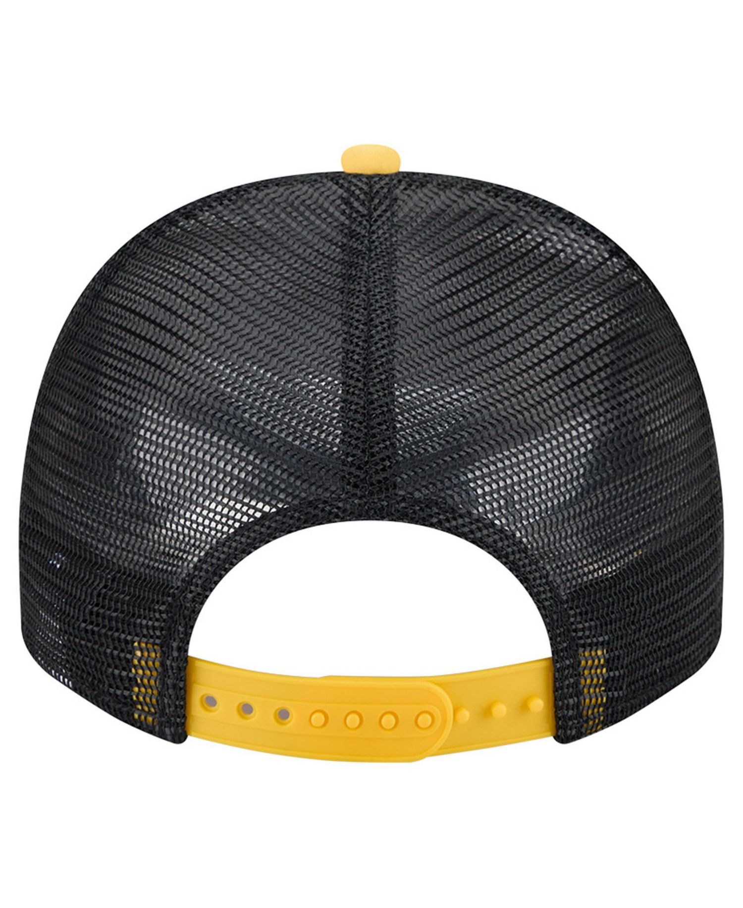 Men's White/Gold Pittsburgh Steelers Foodie 9FIFTY A-Frame Trucker Snapback Hat