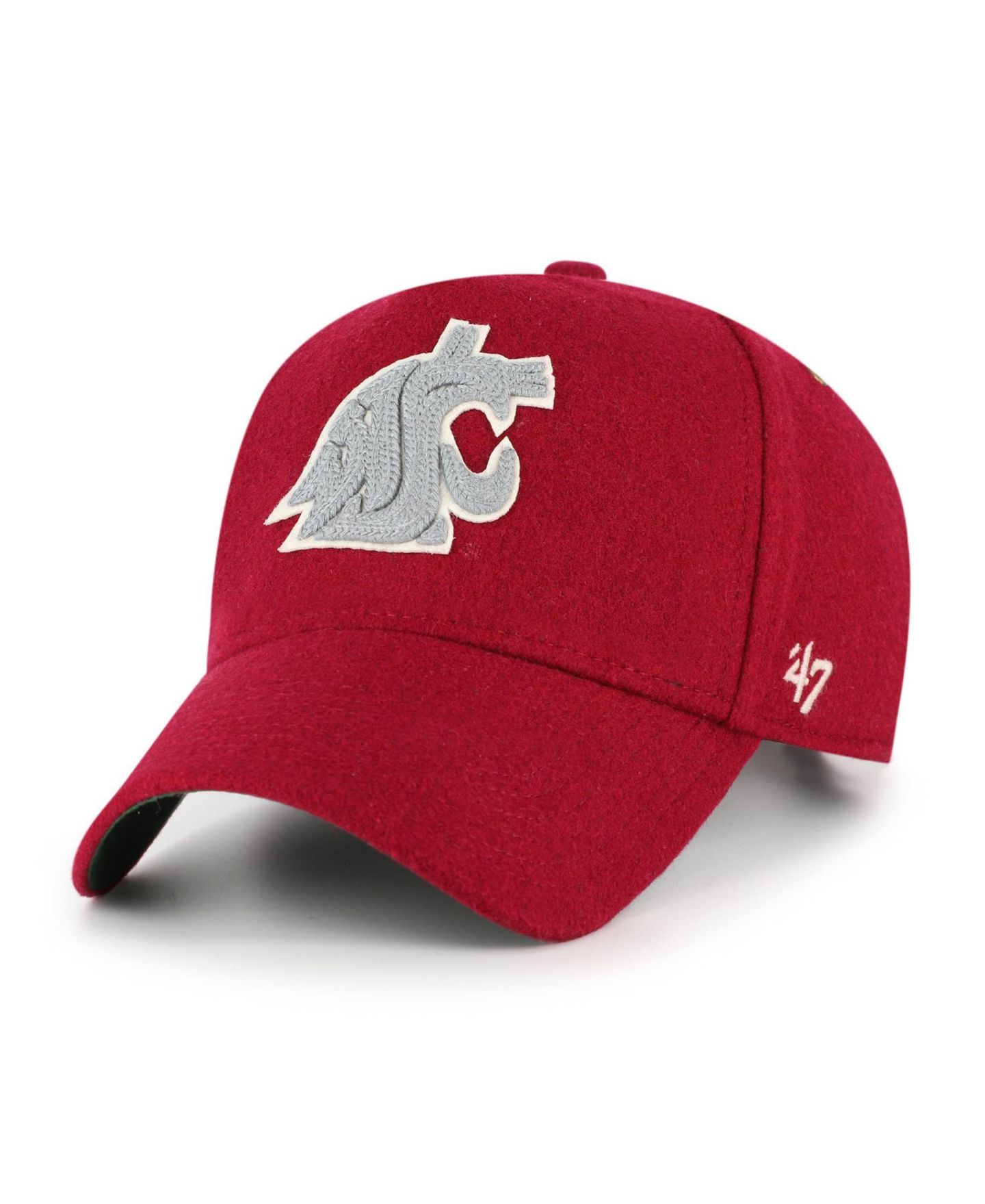 Кепка '47 Brand Crimson Washington State Cougars Collections Golden Age Offside DT Adjustable Hat — фото 1