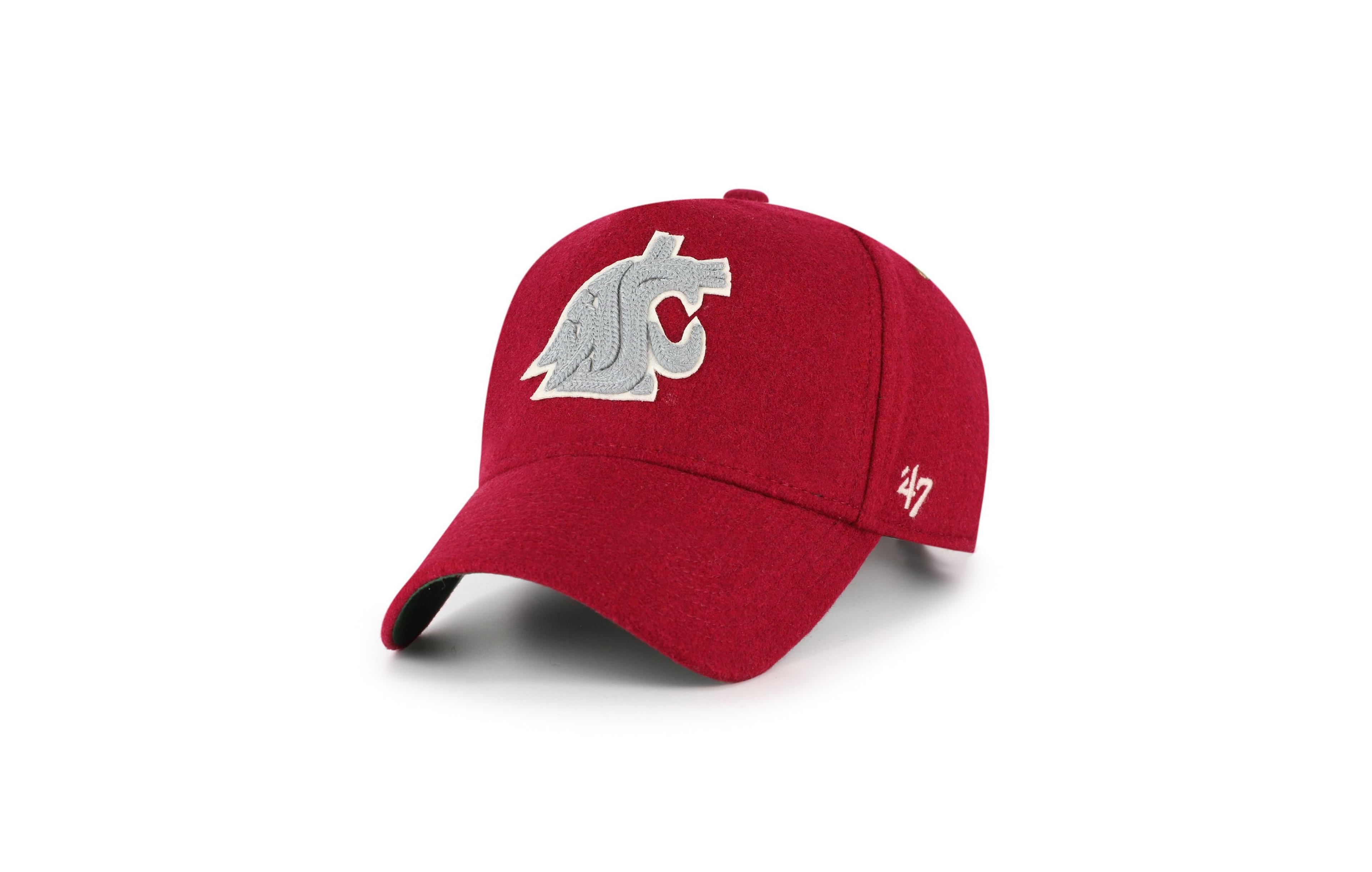 '47 Brand Men's and Women's Crimson Washington State Cougars Collections Golden Age Offside Dt Adjustable Hat
