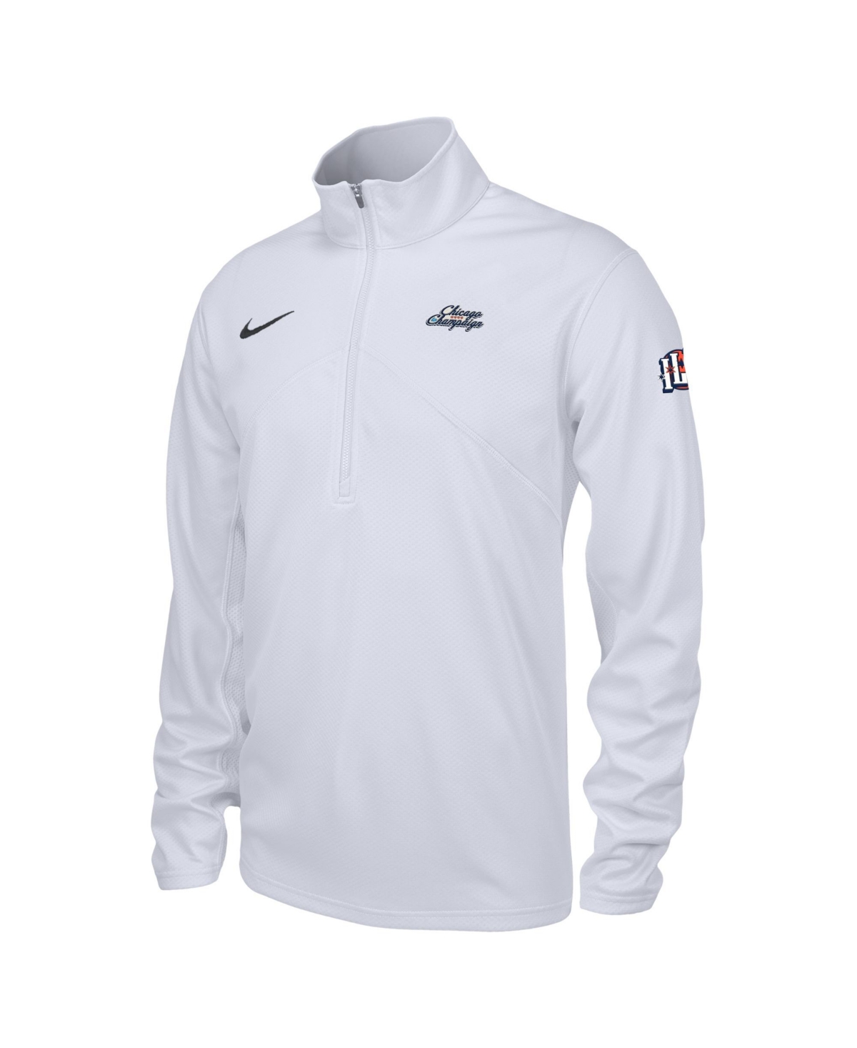 Nike Men's Gray Illinois Fighting Illini Chicago to Champaign Training Quarter-Zip Jacket