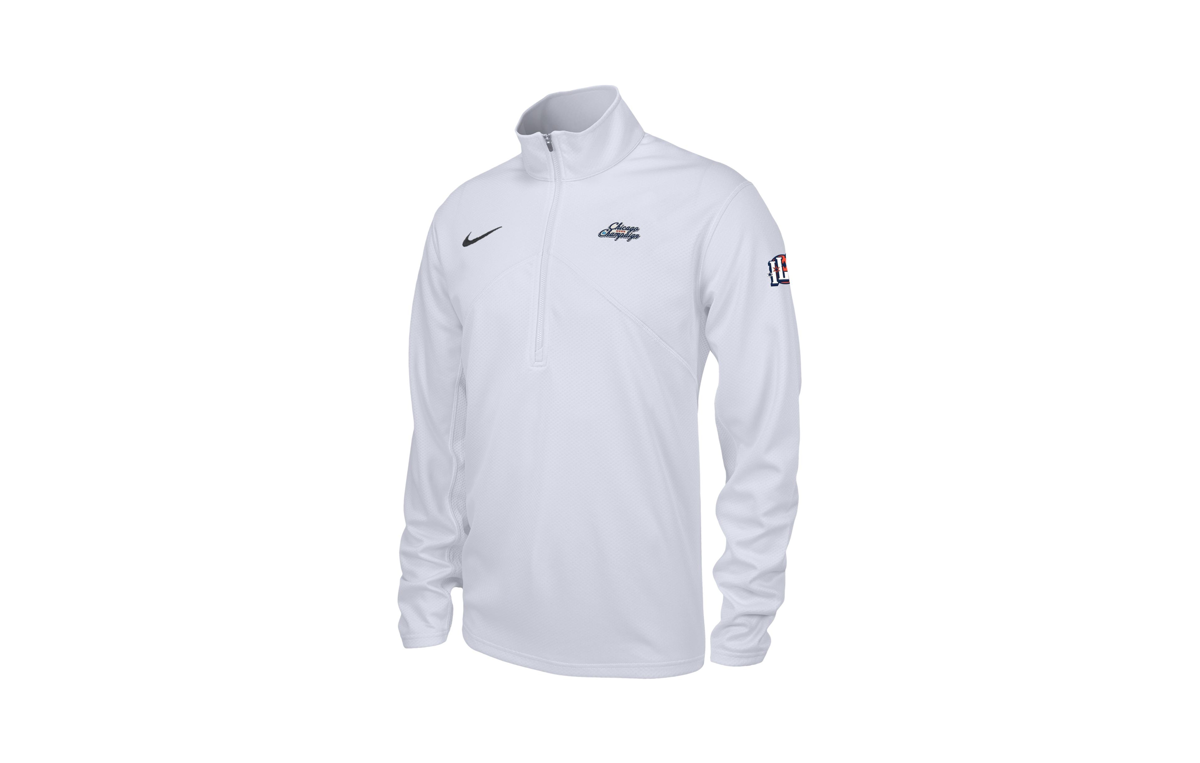 Nike Men's Gray Illinois Fighting Illini Chicago to Champaign Training Quarter-Zip Jacket