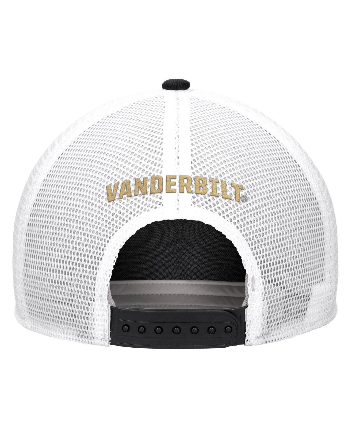 Men's Black Vanderbilt Commodores 2026 On-Field Rope Adjustable Trucker Hat