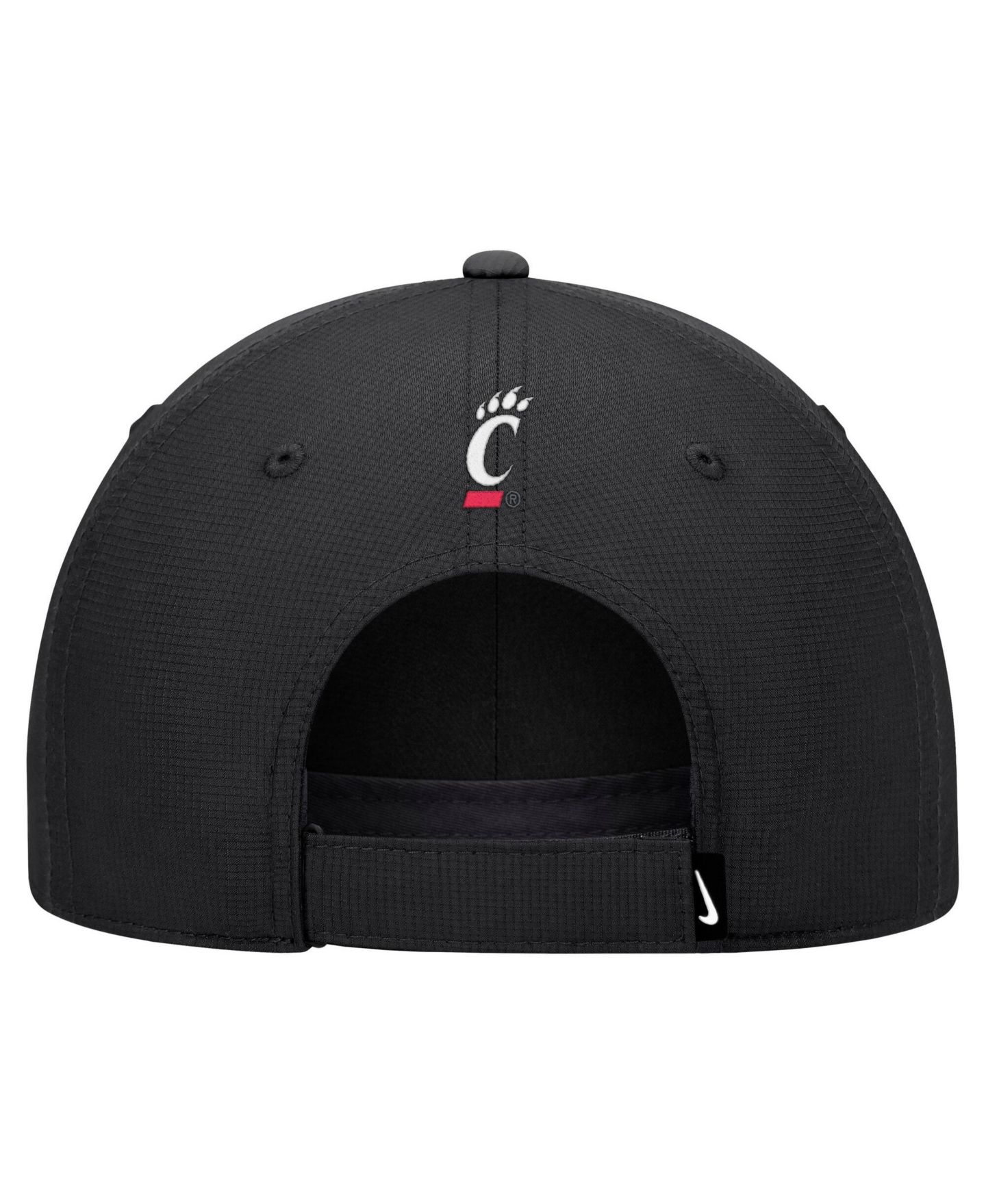 Мужская кепка Nike Black Cincinnati Bearcats 2026 Sideline Ripstop Dri-FIT Adjustable Hat — фото 2
