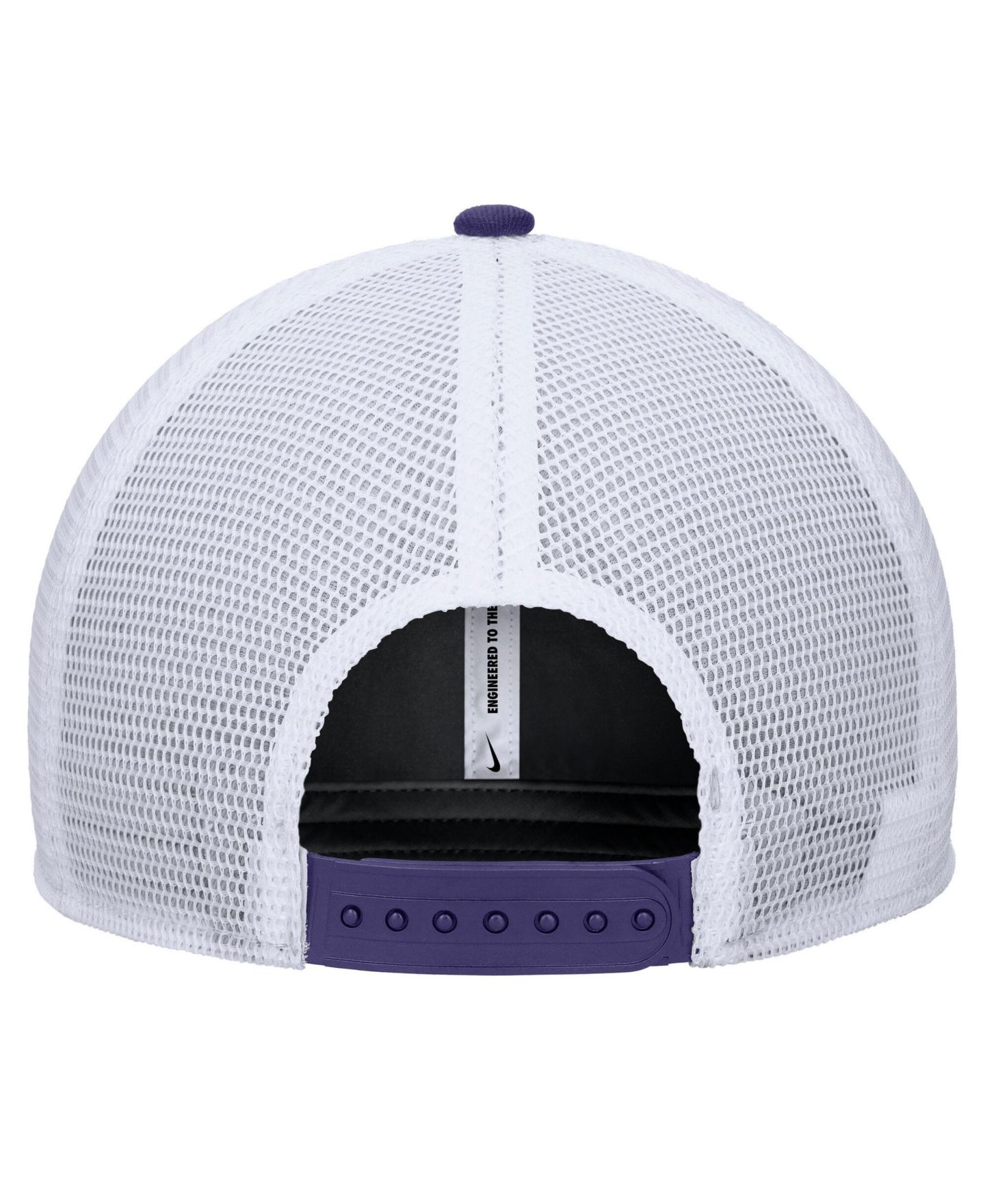 Мужская кепка Nike Purple Kansas State Wildcats Rise Adjustable Trucker Hat — фото 2