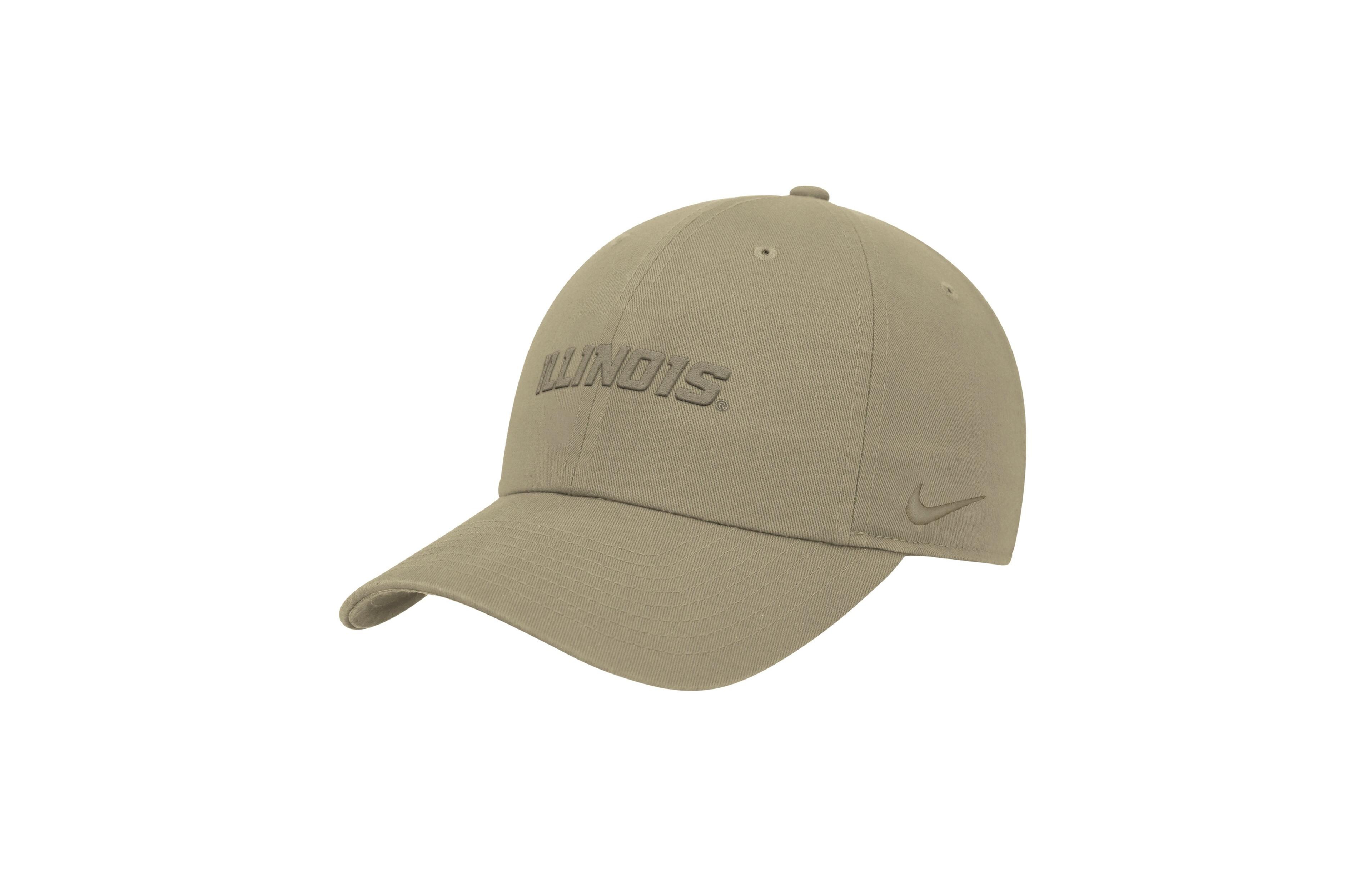 Nike Men's Beige Illinois Fighting Illini Club Adjustable Hat