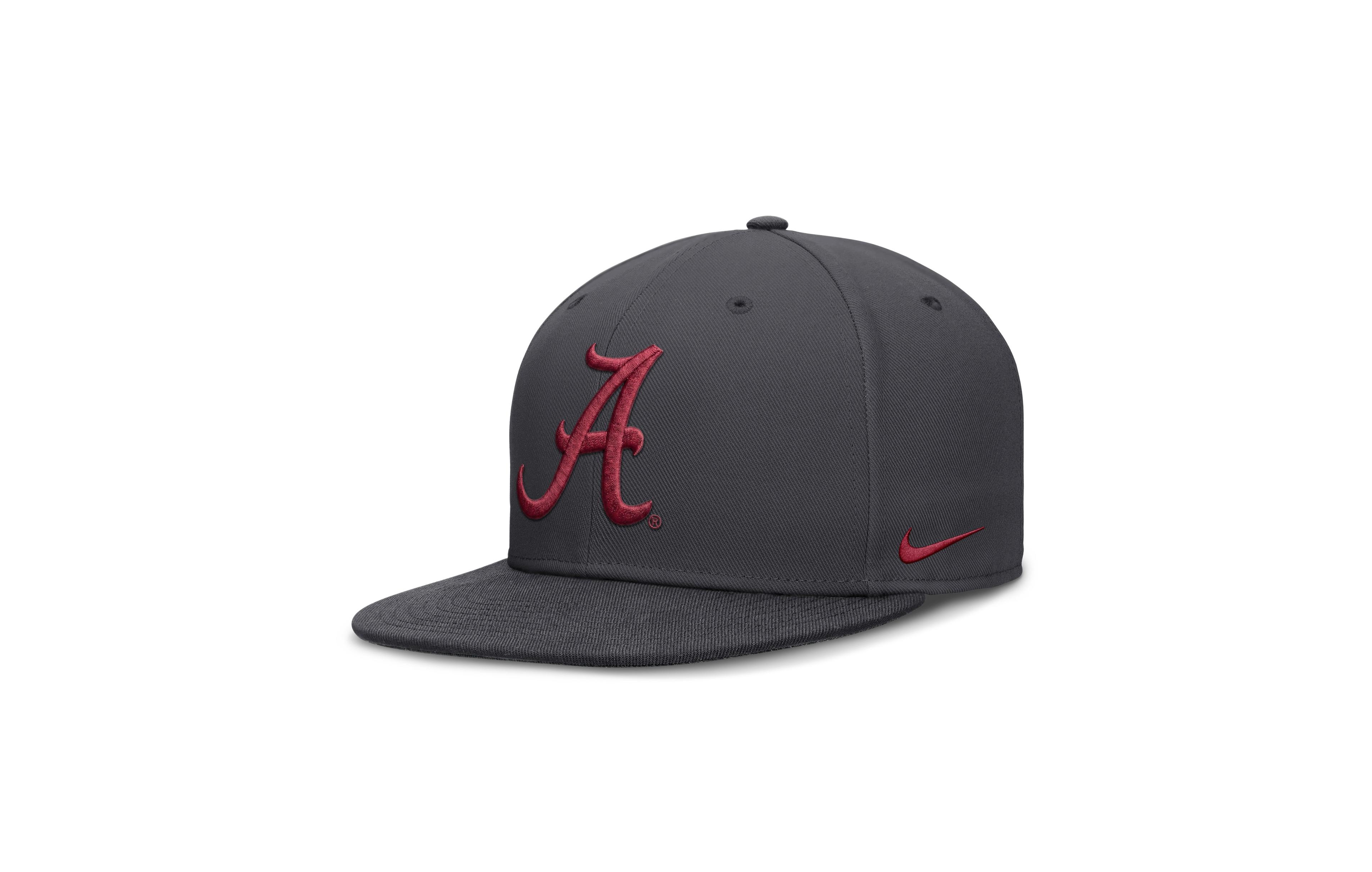 Nike Men's Anthracite Alabama Crimson Tide Pro Dri-fit Fitted Hat