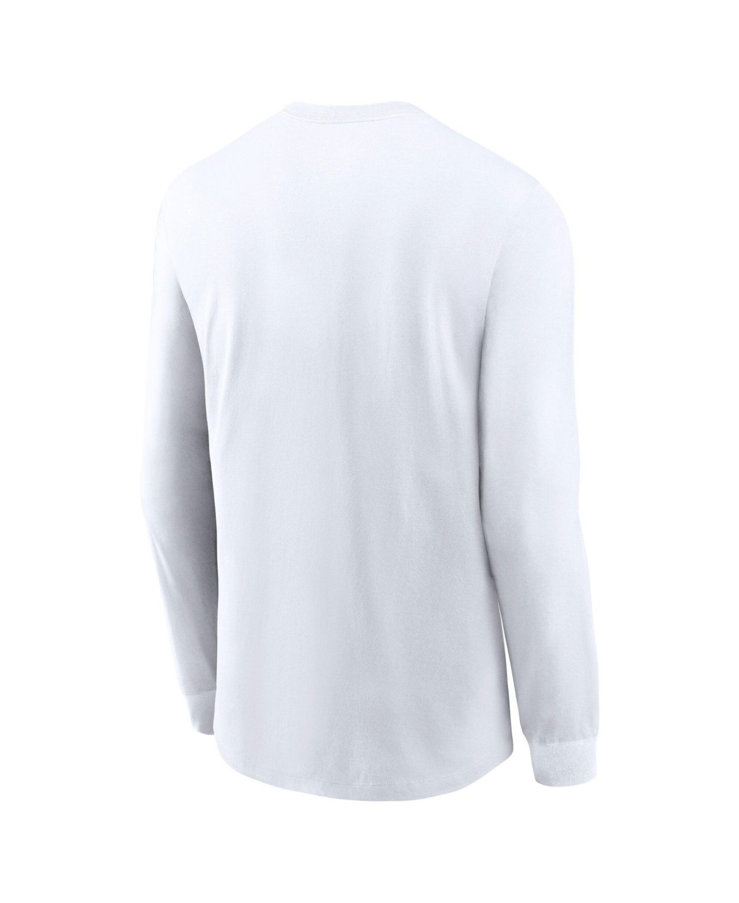 Men's White LSU Tigers Legacy Primary Logo Long Sleeve T-Shirt