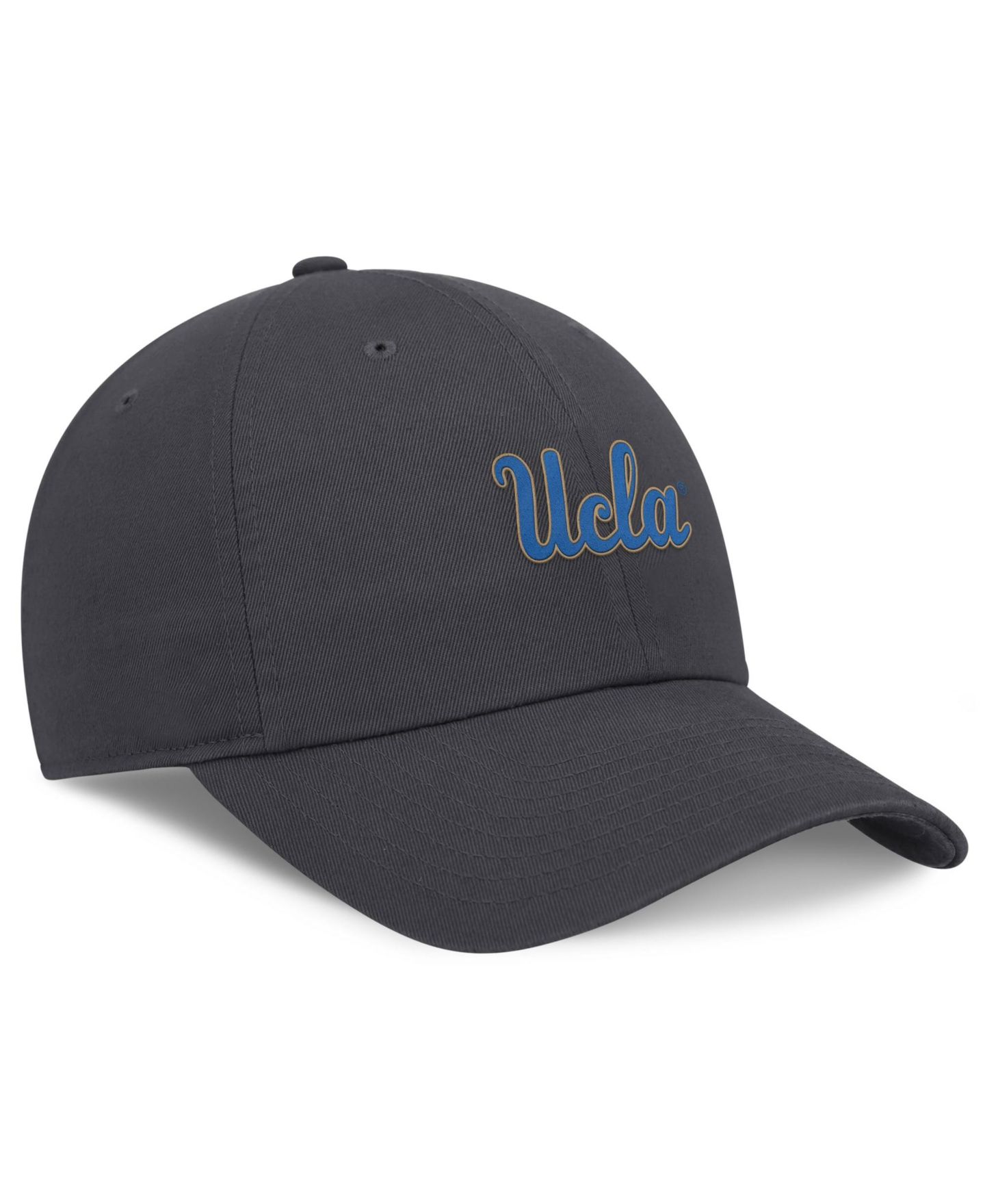 Мужская кепка Jordan Anthracite Ucla Bruins Club Dri-FIT Adjustable Hat — фото 4