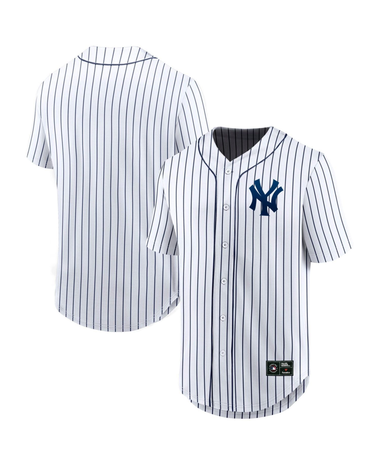 Men's White New York Yankees Franchise Button-Up Fashion Top