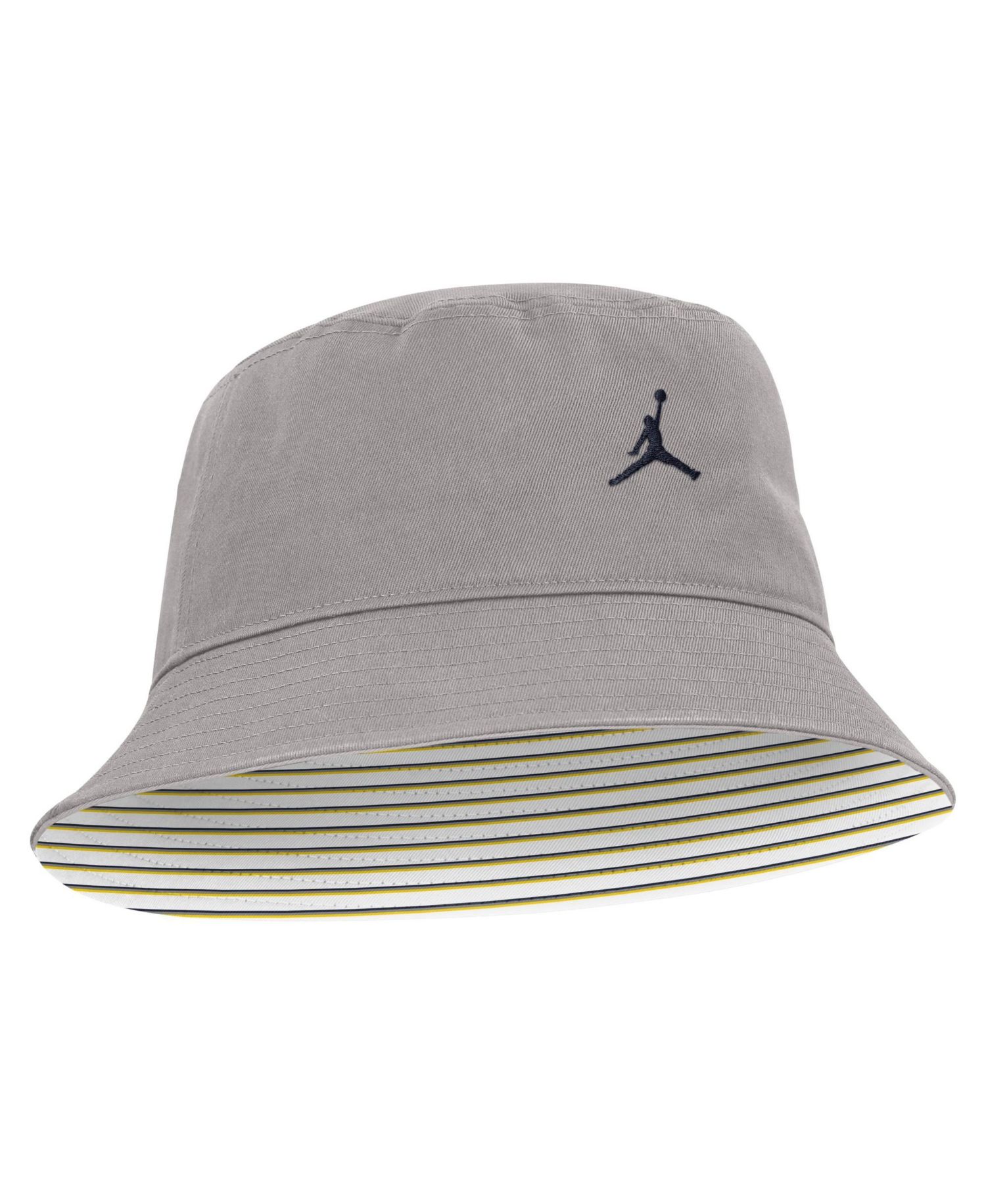Men's and Women's Gray Michigan Wolverines Primetime Apex Bucket Hat