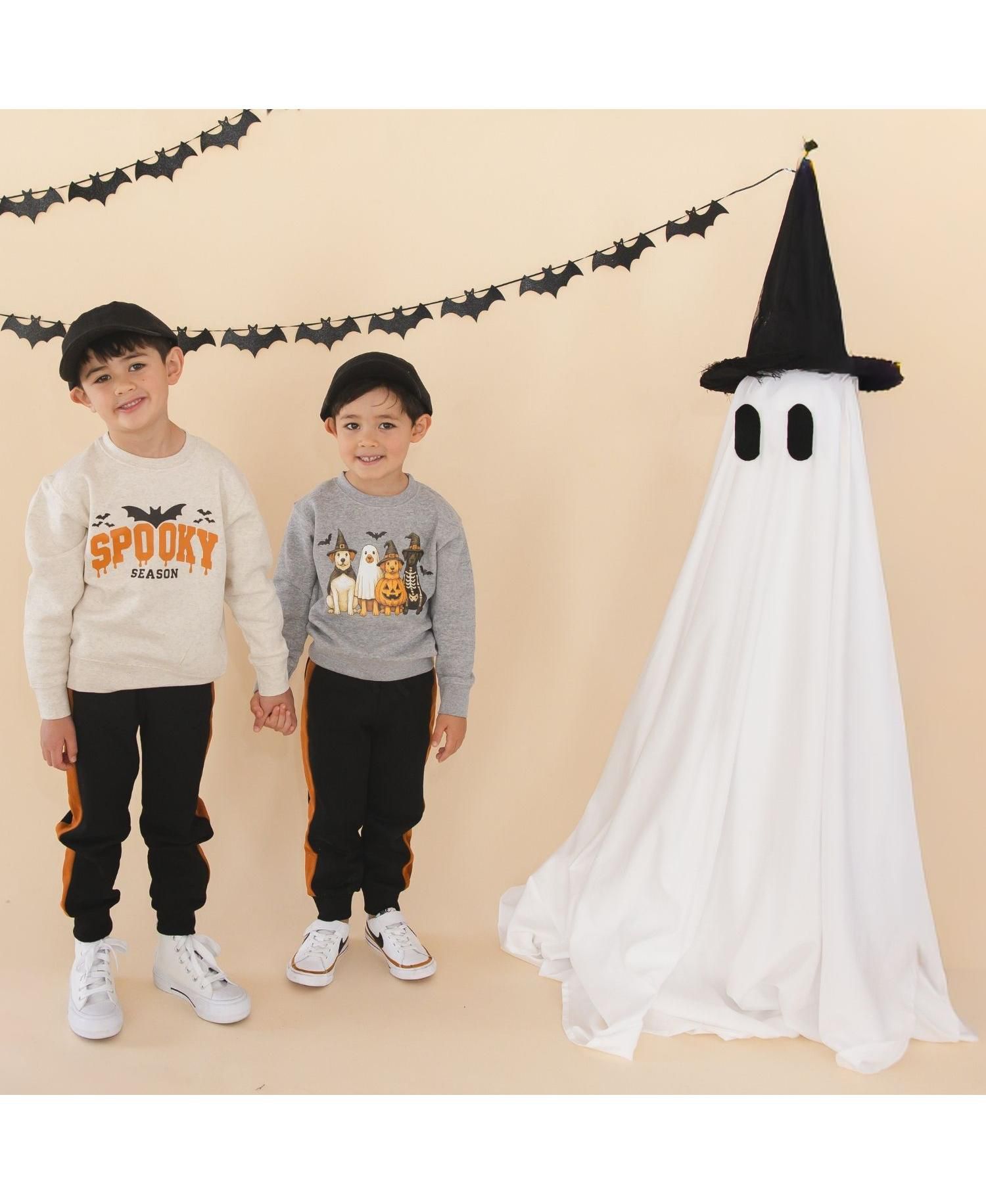 Boys' 4-20 Spooky Season Halloween Crewneck Sweatshirt