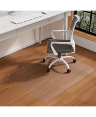 Office Chair Mat Hardwood Floor Protector Easy Glide Scratch Resistant