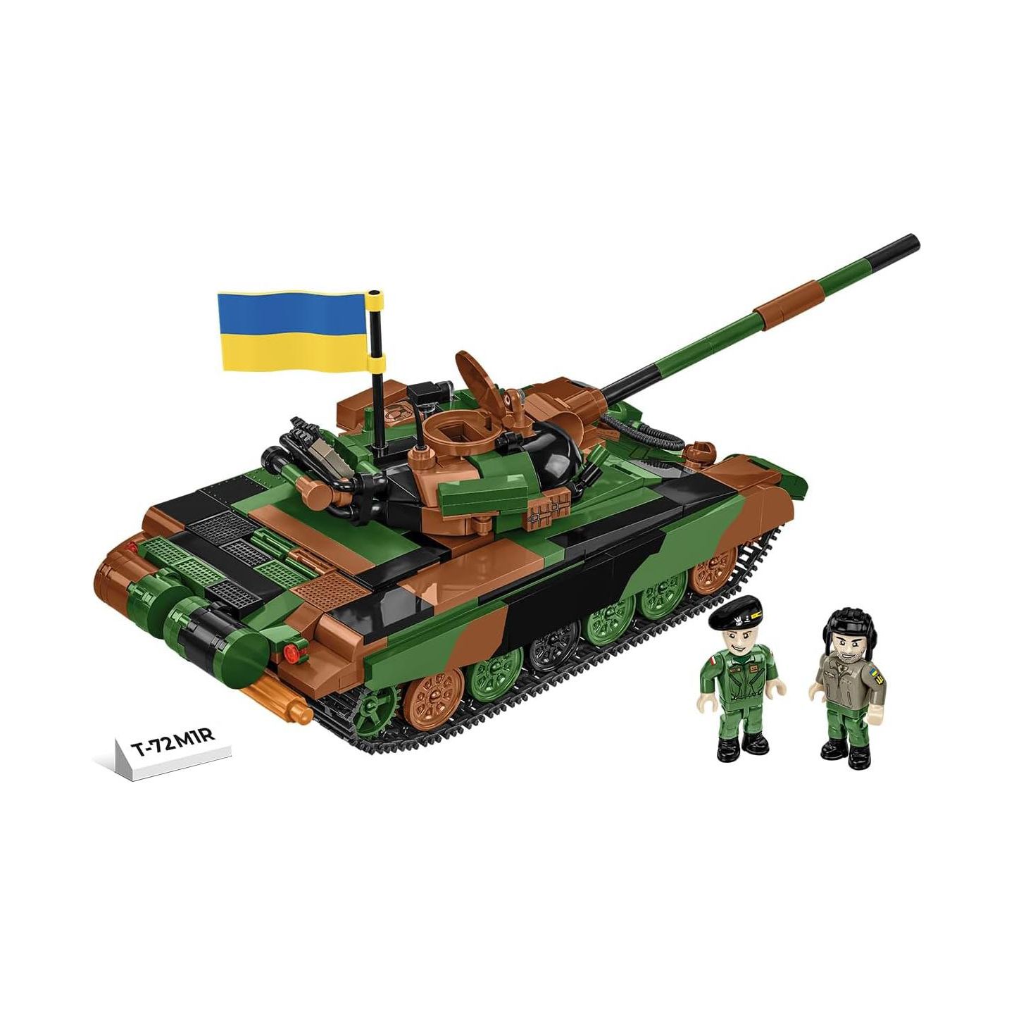 Детский конструктор COBI Armed Forces T-72 M1R Movable Rotating Turret 724-Piece Building Set, Ages 9+ — фото 6