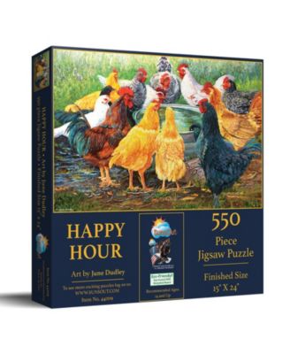 Happy Hour 550-Piece Jigsaw Puzzle, Ages 15+