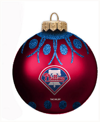 Memory Company Philadelphia Phillies Glitter Ball Ornament