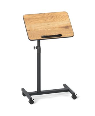 Overbed Rolling Table with Adjustable Height and Tilting Top