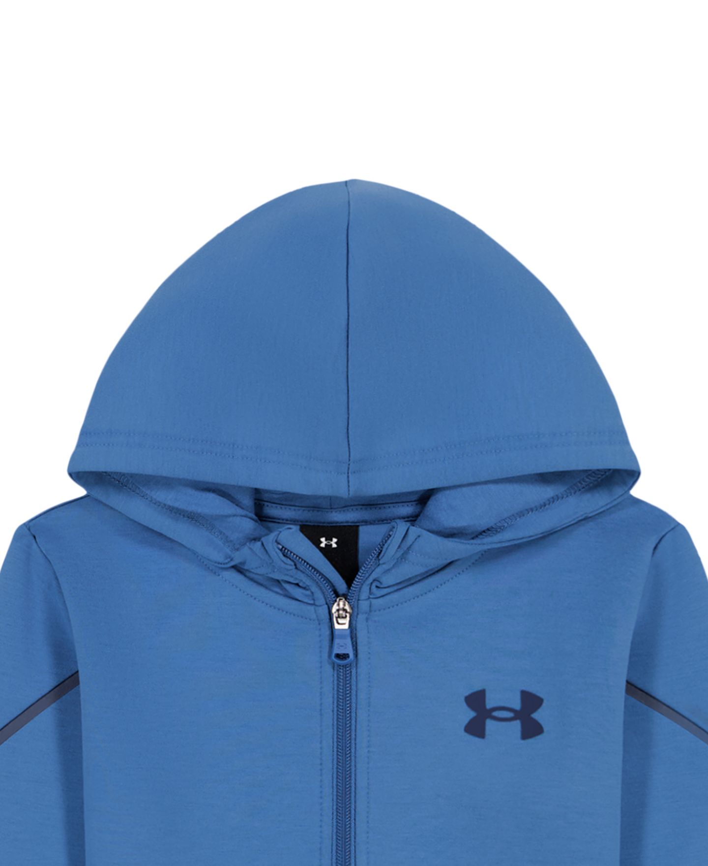 Детский комплект Under Armour: худи на молнии из двойной вязки и джоггеры, 4-7, цвет: Синий — фото 4