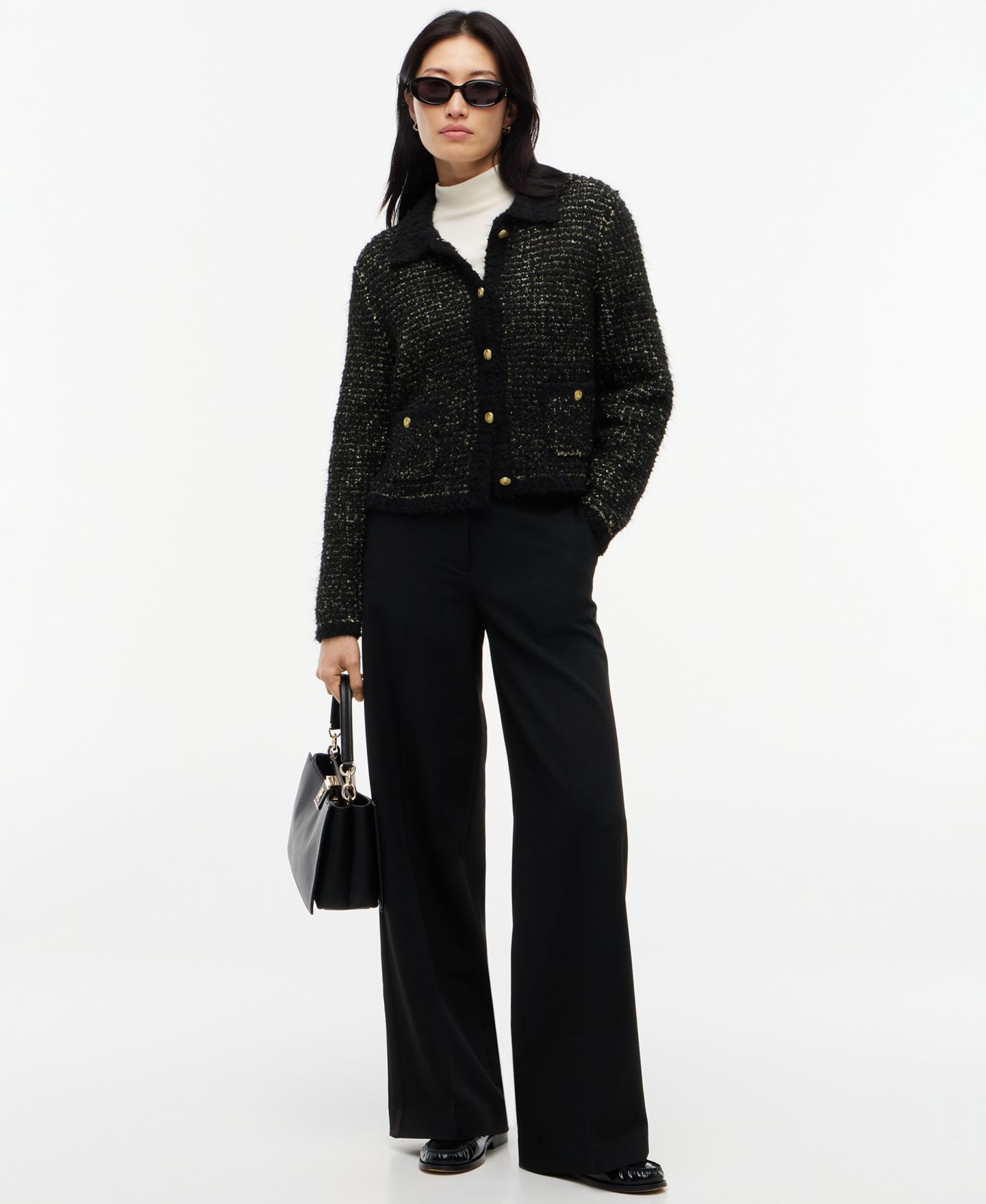 Женская куртка Tommy Hilfiger Textured Stitch Work, цвет: Чёрный — фото 2