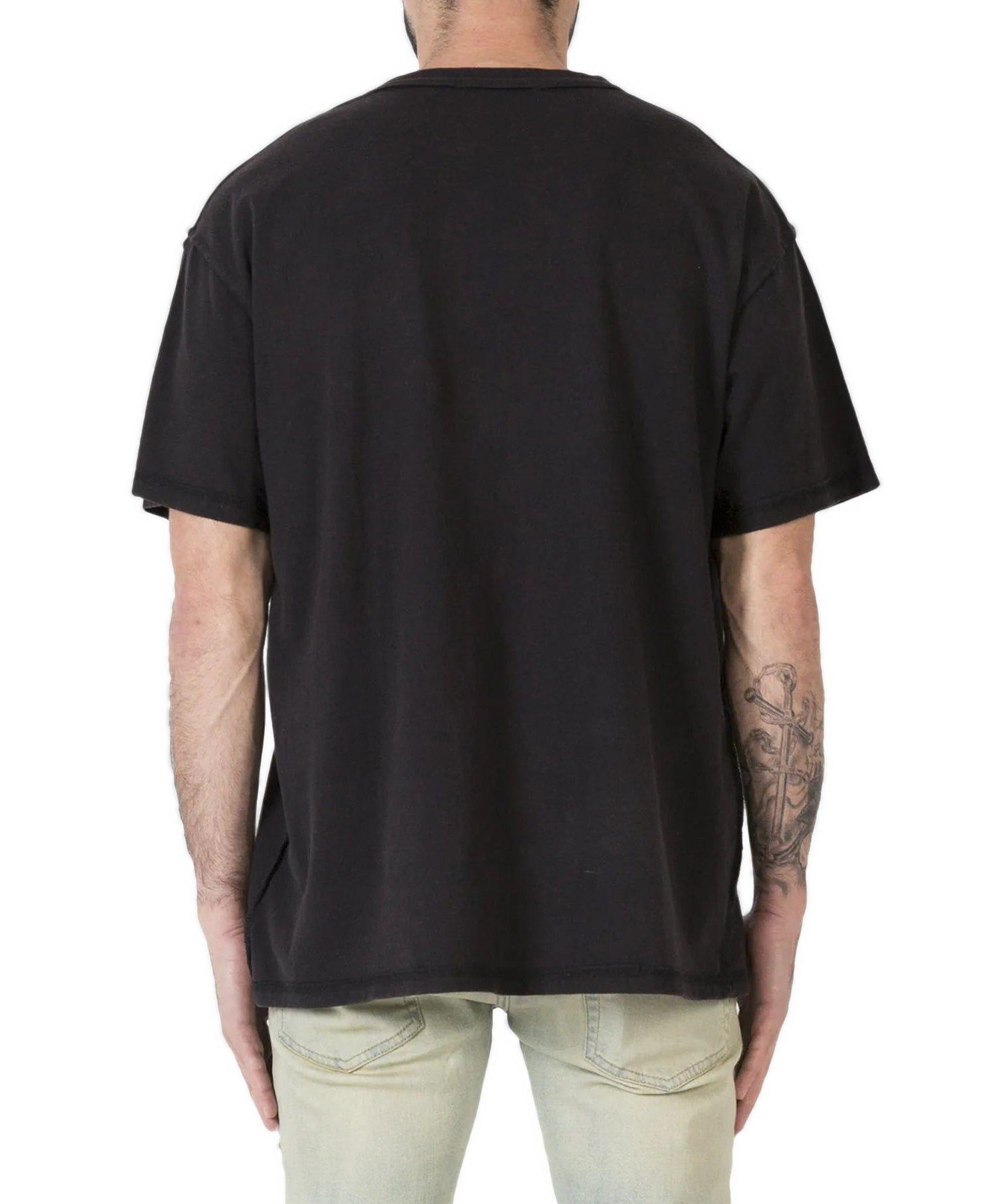 Men's Inside Out Oversized Dropped-Shoulder T-Shirt