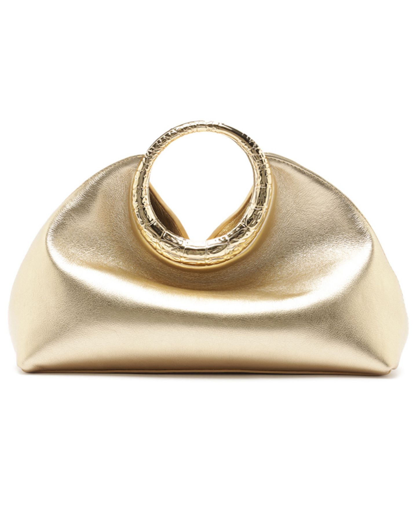 Женский клатч Arezzo Mia Small Leather Clutch Handbag, цвет: Platino — фото 1