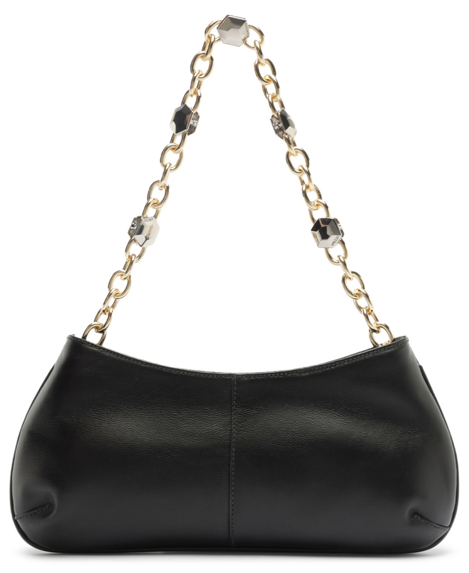 Luna Small Leather Chain Baguette Handbag