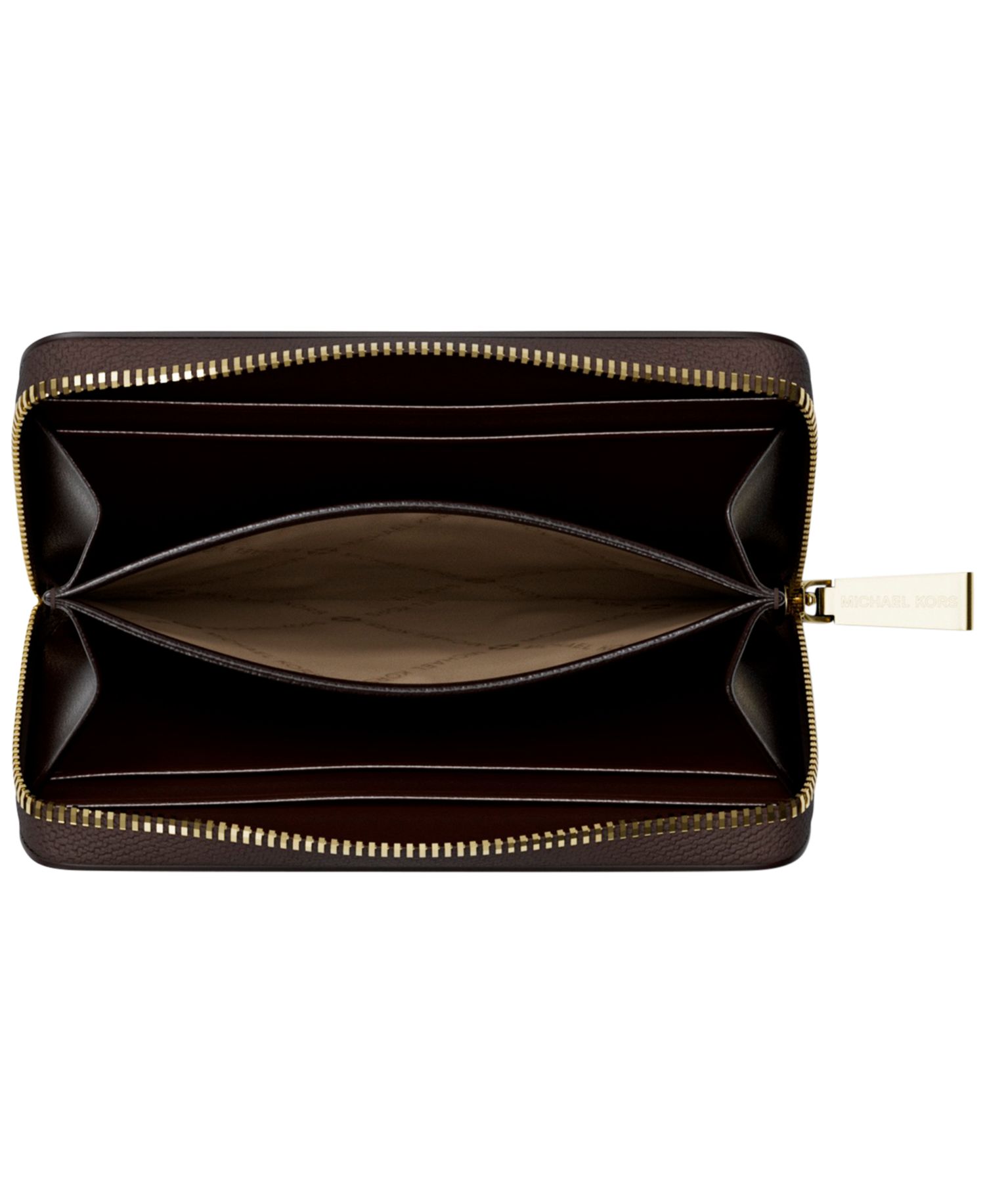MICHAEL Jet Set Zip Around Card Case Wallet