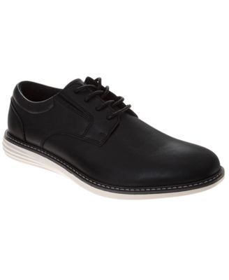 Men's Casual Plain Toe Faux Leather Oxford Shoes
