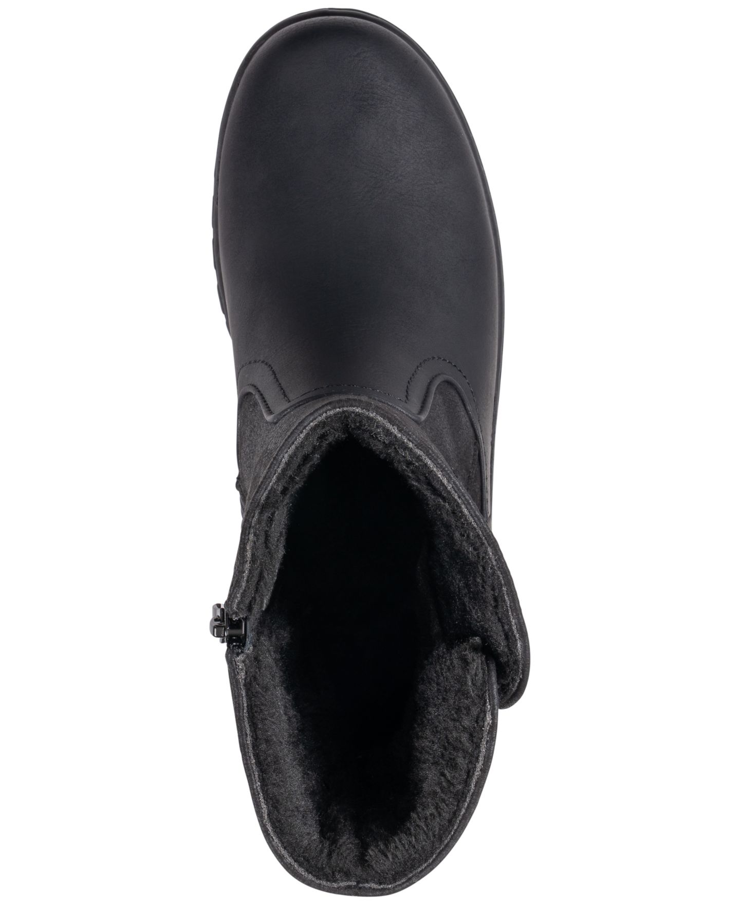 Женские ботинки GC Shoes Blake Lug Sole Round Toe Booties, цвет: Чёрный — фото 4