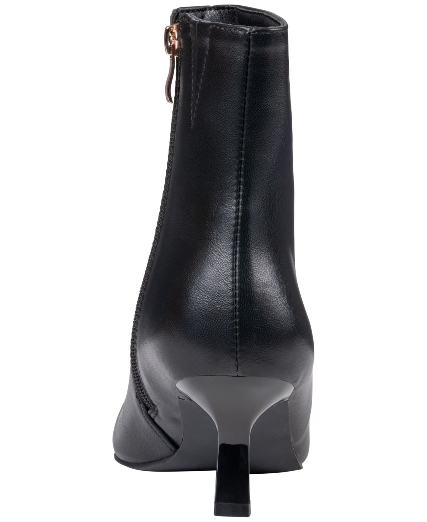 Женские ботинки GC Shoes Rilan Kitten Heel Pointed Toe Dress Booties, цвет: Чёрный — фото 3