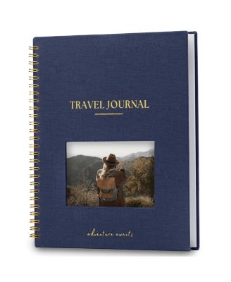 Personalized Ring Bound Travel Journal With Prompts For Travel Memories