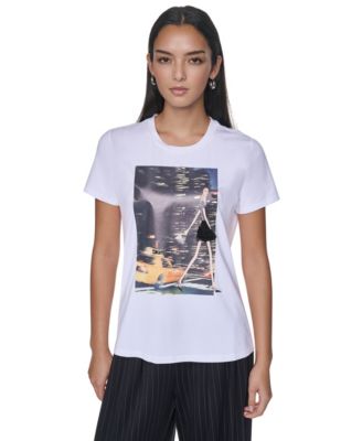 Women's NYC Nights Short-Sleeve Crewneck T-Shirt