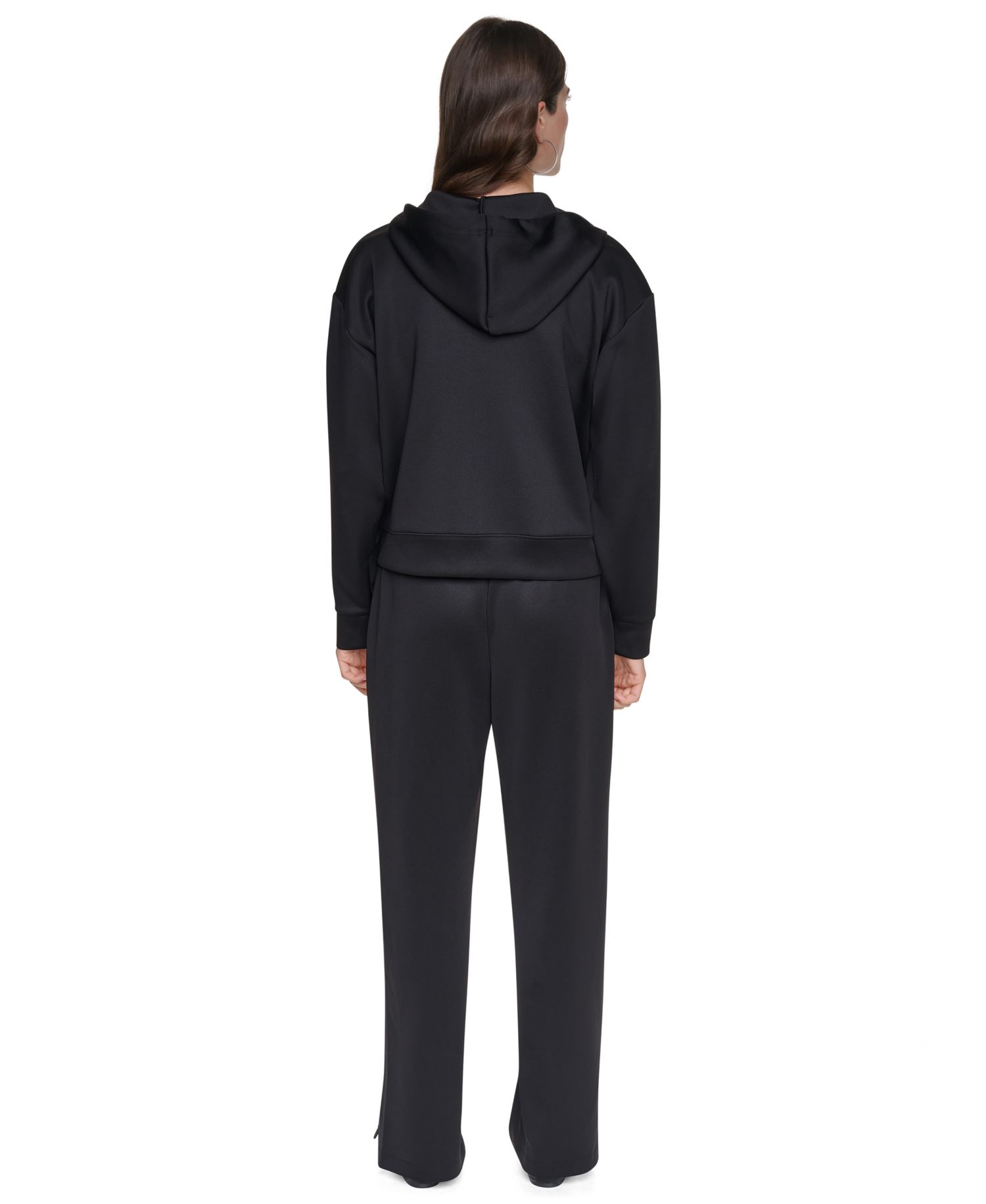 Women's Pins and Patches Full-Zip Hoodie Sweatshirt