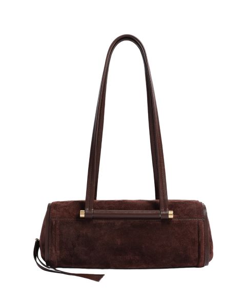 Женская сумка Kenneth Cole Highline East West Medium Leather Shoulder Handbag, цвет: Шоколадный